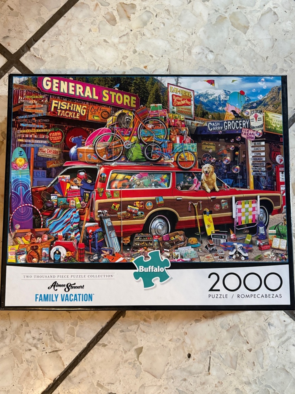 Buffalo Games Aimee Stewart Family Vacation 2000 piece puzzle